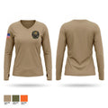 FBI PX C-UAS Women's Long Sleeve V-neck Shirt - 1