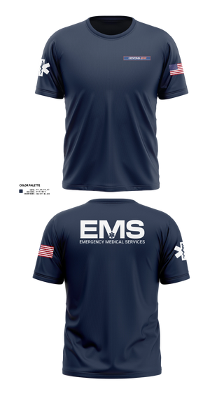 Old School Cotton Feel Shirt, Central EMS, EMS/EMT, Teamtime, Team time, sublimation, custom sports apparel, team uniforms, spirit wear, spiritwear, sports uniforms, custom shirts, team store, custom team store, fundraiser sports, apparel fundraiser