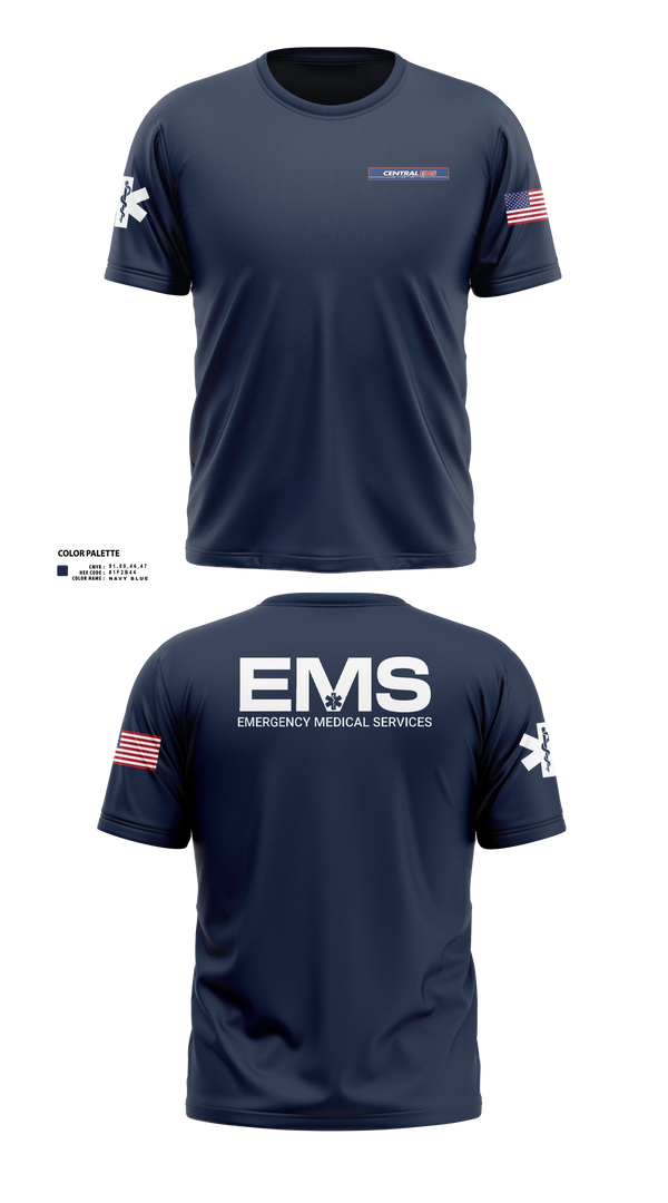 Old School Cotton Feel Shirt, Central EMS, EMS/EMT, Teamtime, Team time, sublimation, custom sports apparel, team uniforms, spirit wear, spiritwear, sports uniforms, custom shirts, team store, custom team store, fundraiser sports, apparel fundraiser