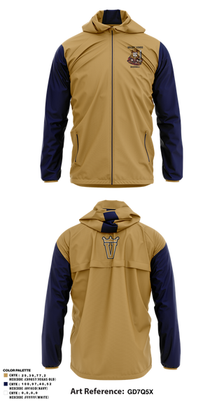 Windbreaker, Valley Kings, Baseball, Teamtime, Team time, sublimation, custom sports apparel, team uniforms, spirit wear, spiritwear, sports uniforms, custom shirts, team store, custom team store, fundraiser sports, apparel fundraiser
