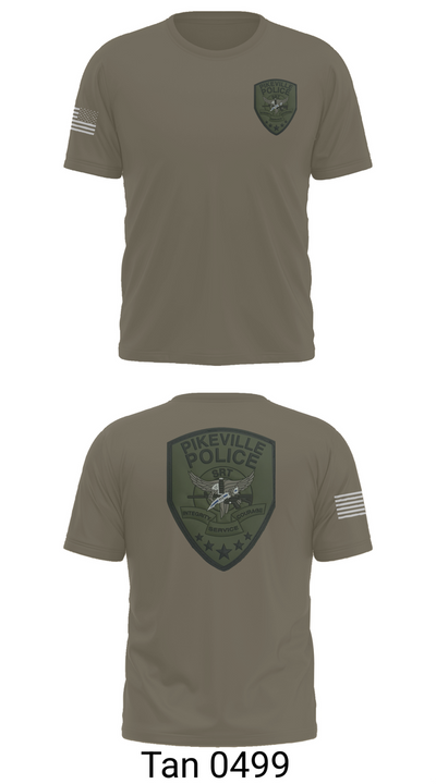 Pikeville Police SRT 98289617 Old School Cotton Feel Shirt - 67