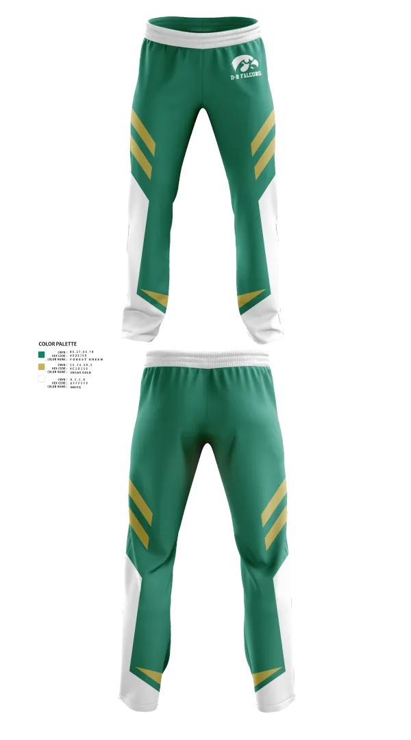 Sweatpants, D-R Falcons, , Teamtime, Team time, sublimation, custom sports apparel, team uniforms, spirit wear, spiritwear, sports uniforms, custom shirts, team store, custom team store, fundraiser sports, apparel fundraiser