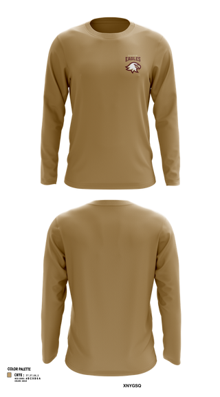 Long Sleeve Performance Shirt, Sharon Eagles Swimming, Swimming, Teamtime, Team time, sublimation, custom sports apparel, team uniforms, spirit wear, spiritwear, sports uniforms, custom shirts, team store, custom team store, fundraiser sports, apparel fundraiser