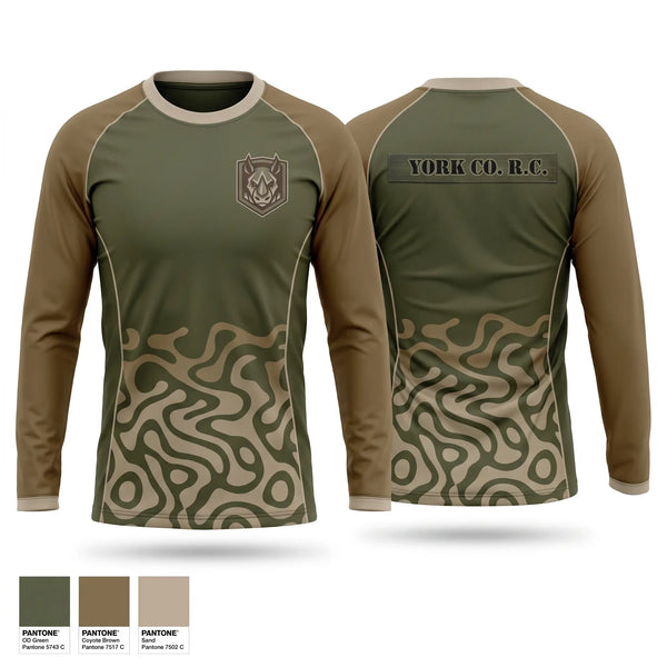 Long Sleeve Performance Shirt, York County Rhinos, Rugby, Teamtime, Team time, sublimation, custom sports apparel, team uniforms, spirit wear, spiritwear, sports uniforms, custom shirts, team store, custom team store, fundraiser sports, apparel fundraiser