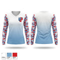 Piedmont Women's Long Sleeve V-neck Shirt - 1