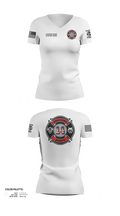 Gallatin Fire Department Station 4 20459748 Women's Short Sleeve V-neck Shirt - 60