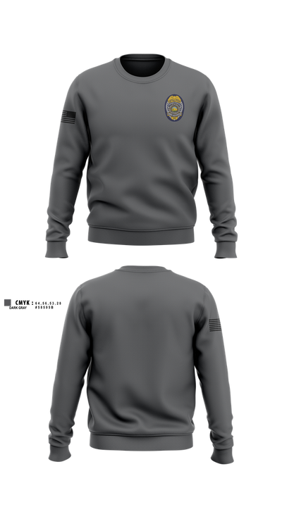 Tohono O’odham police 32591273 Crew Neck Sweatshirt - 1