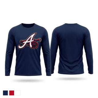 Long Sleeve Performance Shirt, East Texas Arsenal, Baseball, Teamtime, Team time, sublimation, custom sports apparel, team uniforms, spirit wear, spiritwear, sports uniforms, custom shirts, team store, custom team store, fundraiser sports, apparel fundraiser