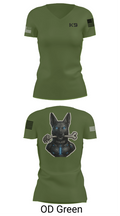 Willoughby K9 40647352 Women's Short Sleeve V-neck Shirt - 46