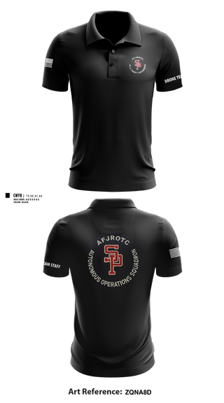 Short Sleeve Performance Polo, AFJROTC MS-081 DRONE TEAM, , Teamtime, Team time, sublimation, custom sports apparel, team uniforms, spirit wear, spiritwear, sports uniforms, custom shirts, team store, custom team store, fundraiser sports, apparel fundraiser