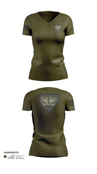 Womens Short Sleeve Vneck Shirt, Hancock County Joint Tactical Team, Police, Teamtime, Team time, sublimation, custom sports apparel, team uniforms, spirit wear, spiritwear, sports uniforms, custom shirts, team store, custom team store, fundraiser sports, apparel fundraiser