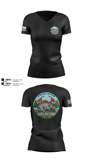 Womens Short Sleeve Vneck Shirt, Gabilan, Fire Department, Teamtime, Team time, sublimation, custom sports apparel, team uniforms, spirit wear, spiritwear, sports uniforms, custom shirts, team store, custom team store, fundraiser sports, apparel fundraiser