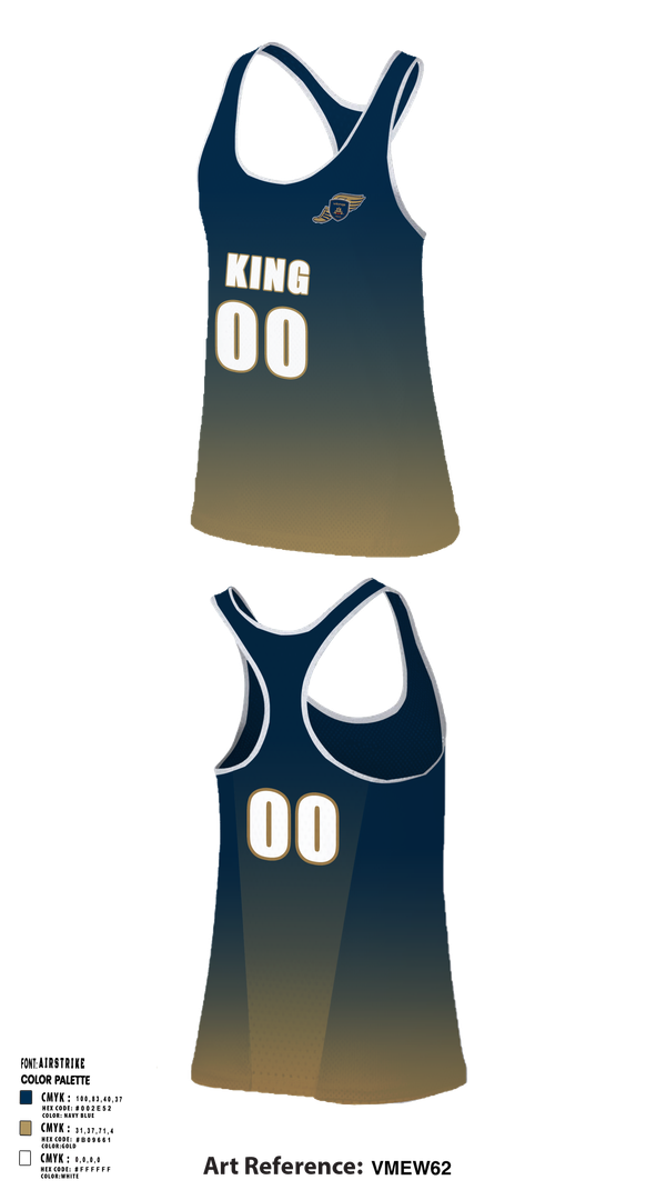 Tank Top, King School Cross Country, Cross Country, Teamtime, Team time, sublimation, custom sports apparel, team uniforms, spirit wear, spiritwear, sports uniforms, custom shirts, team store, custom team store, fundraiser sports, apparel fundraiser