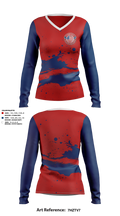 Tennessee Revolution 1838841 Women's Long Sleeve V-neck Shirt - 1
