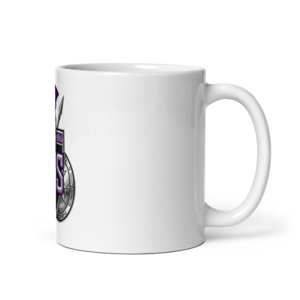 Warriors 80539214 White Glossy Mug - Medium
