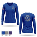 Frontline EMS Transport 85097638 Women's Long Sleeve V-neck Shirt - 1