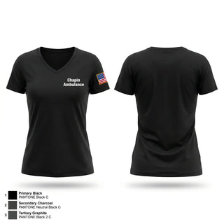 Womens Short Sleeve Vneck Shirt, Chapin Ambulance, EMS/EMT, Teamtime, Team time, sublimation, custom sports apparel, team uniforms, spirit wear, spiritwear, sports uniforms, custom shirts, team store, custom team store, fundraiser sports, apparel fundraiser