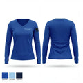 Morgan State/Coppin State Bear Battalion 82376173 Women's Long Sleeve V-neck Shirt - 1