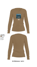 BESS 9465728 Women's Long Sleeve V-neck Shirt - 2