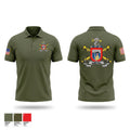 1/487th FA BN 4306410 Short Sleeve Performance Polo - 1