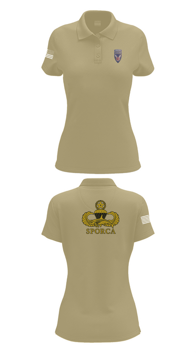 HHC, 725th BSB, 2/11 ABN 60450705 Women's Short Sleeve Performance Polo  - 95