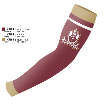 Whittier Crimson Knights 84805386 Arm Sleeve - 1
