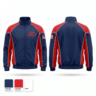 Windbreaker, Canadian Volunteer Fire Department, Fire Department, Teamtime, Team time, sublimation, custom sports apparel, team uniforms, spirit wear, spiritwear, sports uniforms, custom shirts, team store, custom team store, fundraiser sports, apparel fundraiser