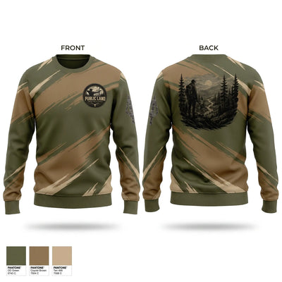 Public Land Bow Hunters Crew Neck Sweatshirt - 1