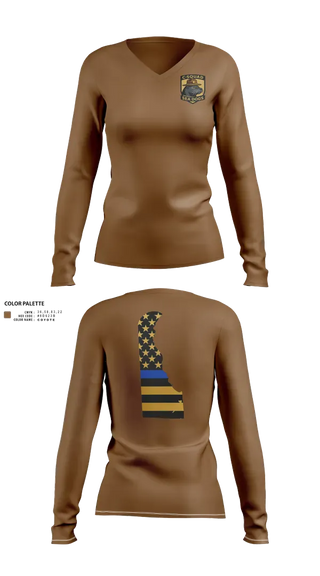 Womens Long Sleeve Vneck Shirt, C-Squad, Police, Teamtime, Team time, sublimation, custom sports apparel, team uniforms, spirit wear, spiritwear, sports uniforms, custom shirts, team store, custom team store, fundraiser sports, apparel fundraiser