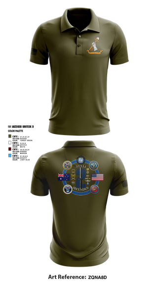 Short Sleeve Performance Polo, TM1SM2, Army, Teamtime, Team time, sublimation, custom sports apparel, team uniforms, spirit wear, spiritwear, sports uniforms, custom shirts, team store, custom team store, fundraiser sports, apparel fundraiser