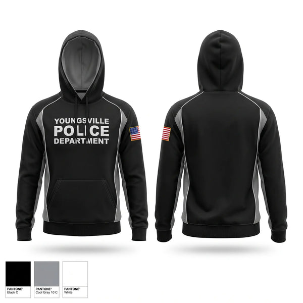 Hoodie, Youngsville Police Department, Police, Teamtime, Team time, sublimation, custom sports apparel, team uniforms, spirit wear, spiritwear, sports uniforms, custom shirts, team store, custom team store, fundraiser sports, apparel fundraiser