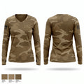 2/142 FA HHB 7146520 Women's Long Sleeve V-neck Shirt - 1