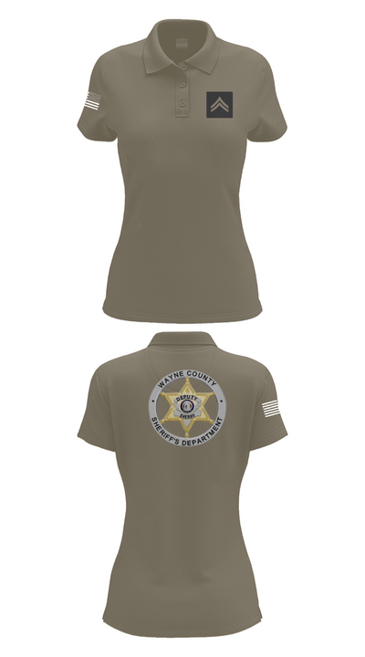 Wayne County Sheriff’s Department 8145507 Women's Short Sleeve Performance Polo  - 71
