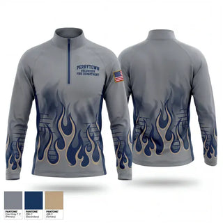 Windbreaker, Perrytown Volunteer Fire Department, Fire Department, Teamtime, Team time, sublimation, custom sports apparel, team uniforms, spirit wear, spiritwear, sports uniforms, custom shirts, team store, custom team store, fundraiser sports, apparel fundraiser