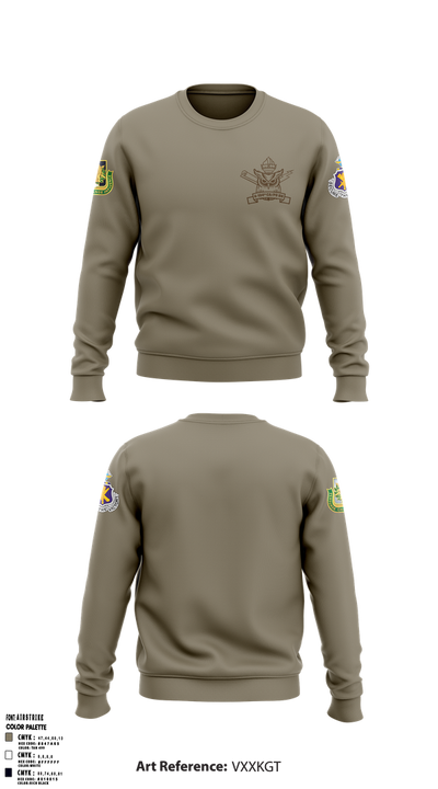 4th/104th BN (CA/PO) 7380170 Crew Neck Sweatshirt - 5