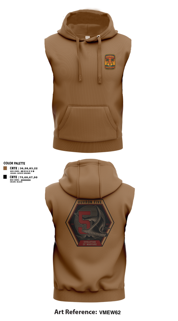 Sleeveless Hoodie, UUVRON 5, Navy, Teamtime, Team time, sublimation, custom sports apparel, team uniforms, spirit wear, spiritwear, sports uniforms, custom shirts, team store, custom team store, fundraiser sports, apparel fundraiser