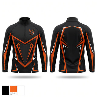 Quarter Zip Jacket, MONTVILLE, Baseball, Teamtime, Team time, sublimation, custom sports apparel, team uniforms, spirit wear, spiritwear, sports uniforms, custom shirts, team store, custom team store, fundraiser sports, apparel fundraiser