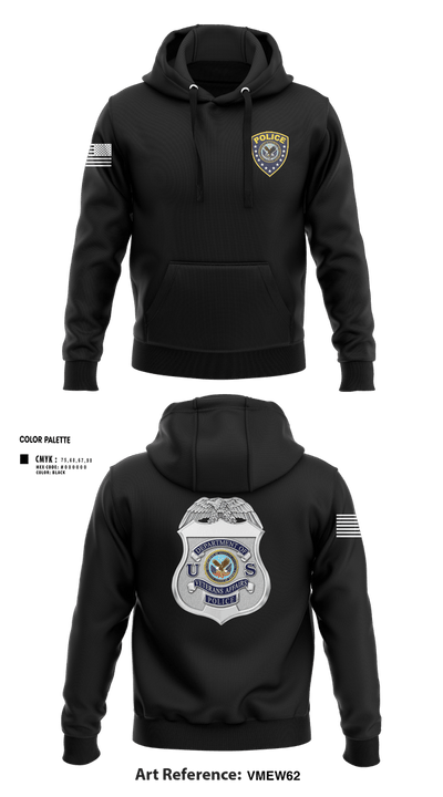 Veterans Affairs Police 31710090 Hoodie - 1