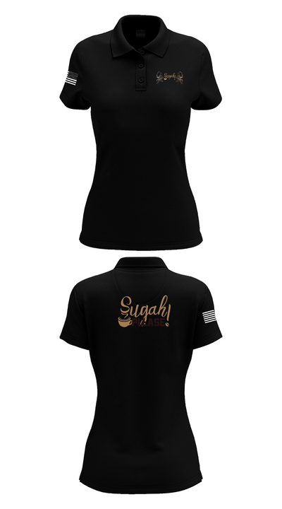 Sugah Please Breakfast Brunch Bar 84715642 Women's Short Sleeve Performance Polo  - 36