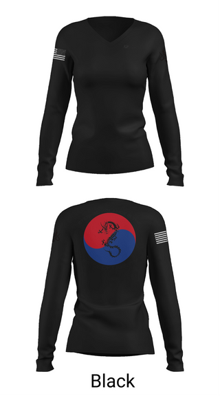 Womens Long Sleeve Vneck Shirt, CNFK DET CHINHAE, Navy, Teamtime, Team time, sublimation, custom sports apparel, team uniforms, spirit wear, spiritwear, sports uniforms, custom shirts, team store, custom team store, fundraiser sports, apparel fundraiser
