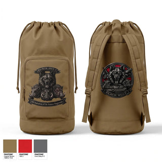 Gear Bag, Black Wolf Company, 3-67 AR, Army, Teamtime, Team time, sublimation, custom sports apparel, team uniforms, spirit wear, spiritwear, sports uniforms, custom shirts, team store, custom team store, fundraiser sports, apparel fundraiser