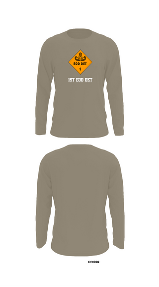 Long Sleeve Performance Shirt, 1st EOD DET, , Teamtime, Team time, sublimation, custom sports apparel, team uniforms, spirit wear, spiritwear, sports uniforms, custom shirts, team store, custom team store, fundraiser sports, apparel fundraiser