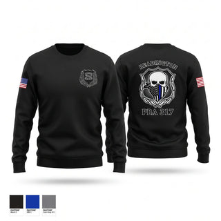 Crew Neck Sweatshirt, PBA 317, Police, Teamtime, Team time, sublimation, custom sports apparel, team uniforms, spirit wear, spiritwear, sports uniforms, custom shirts, team store, custom team store, fundraiser sports, apparel fundraiser
