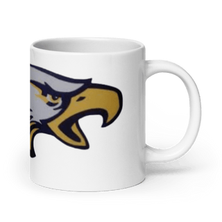 Naylor Lady Eagles Softball 28610012 White Glossy Mug - Small