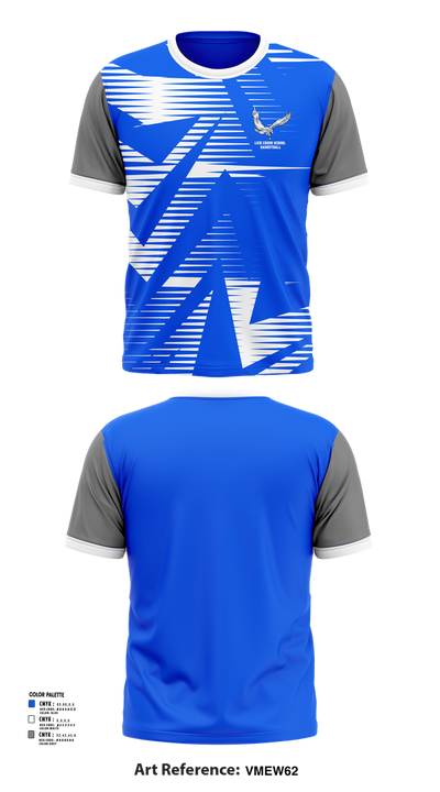 Lick Creek School Basketball 89922864 Short Sleeve Performance Shirt - 42