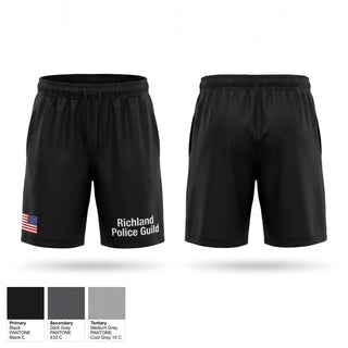 Athletic Shorts With Pockets, Richland Police Guild, Police, Teamtime, Team time, sublimation, custom sports apparel, team uniforms, spirit wear, spiritwear, sports uniforms, custom shirts, team store, custom team store, fundraiser sports, apparel fundraiser