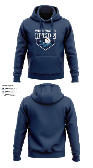 Hoodie, Whitewater Rapids, Baseball, Teamtime, Team time, sublimation, custom sports apparel, team uniforms, spirit wear, spiritwear, sports uniforms, custom shirts, team store, custom team store, fundraiser sports, apparel fundraiser