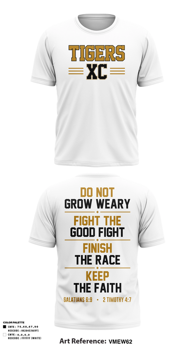 Woodbine High School Cross Country Old School Cotton Shirt - 12