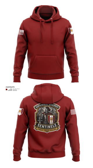 Hoodie, 528th MED DET COSC, Army, Teamtime, Team time, sublimation, custom sports apparel, team uniforms, spirit wear, spiritwear, sports uniforms, custom shirts, team store, custom team store, fundraiser sports, apparel fundraiser