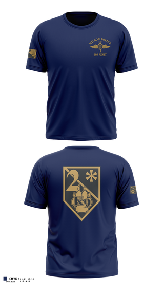 Old School Cotton Feel Shirt, K9, Police, Teamtime, Team time, sublimation, custom sports apparel, team uniforms, spirit wear, spiritwear, sports uniforms, custom shirts, team store, custom team store, fundraiser sports, apparel fundraiser